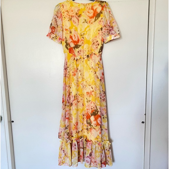 Calvin Klein Maxi dress. Size 2. Womens Floral Print Tea party Maxi Dress - Picture 6 of 14